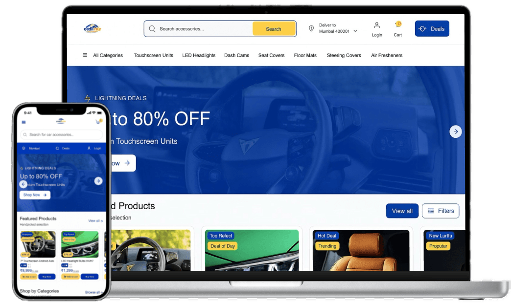 Unified experience on web and mobile